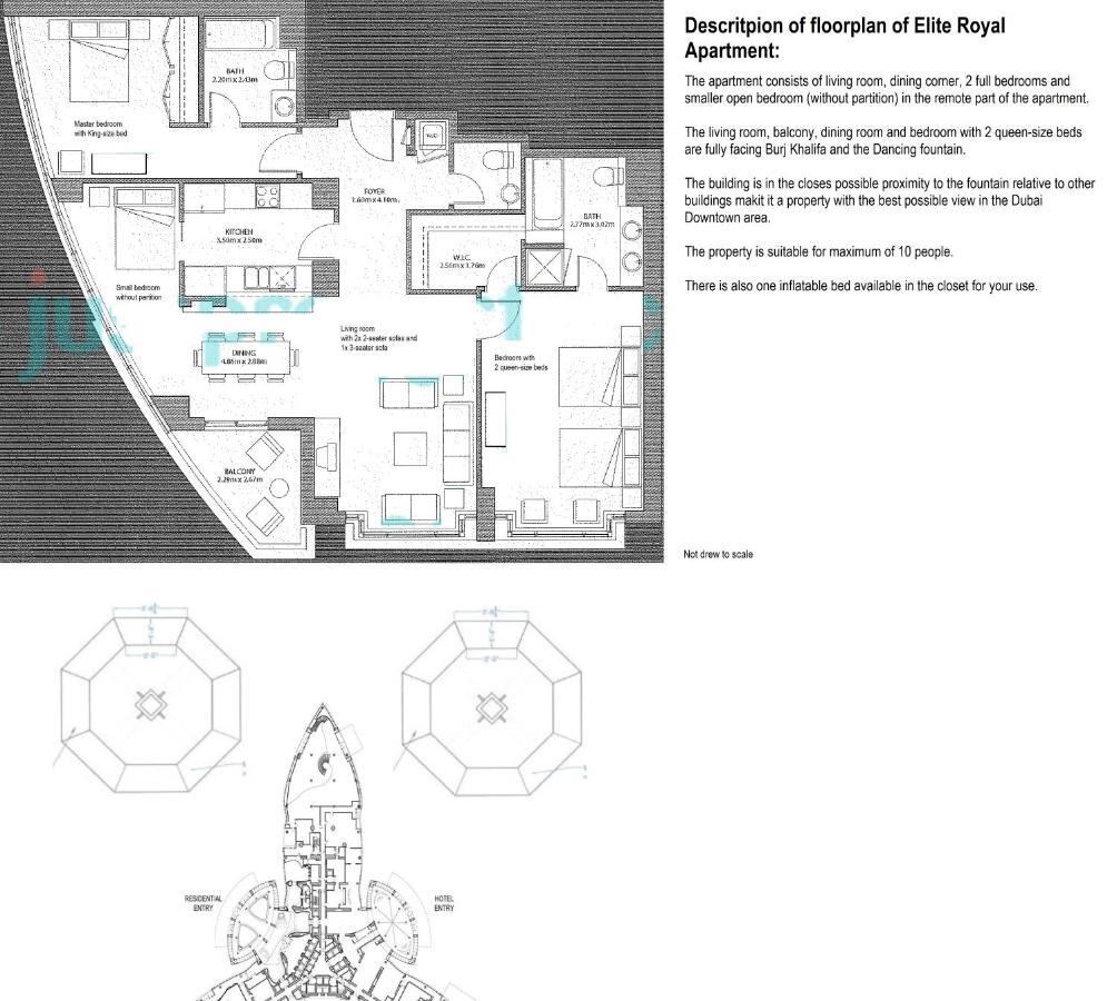 Elite Royal Apartment - T3 - Full Burj Khalifa & Fountain View 迪拜 外观 照片